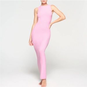 SOFT LOUNGE SLEEVELESS LONG DRESS | COTTON CANDY - COTTON CANDY / S x 1